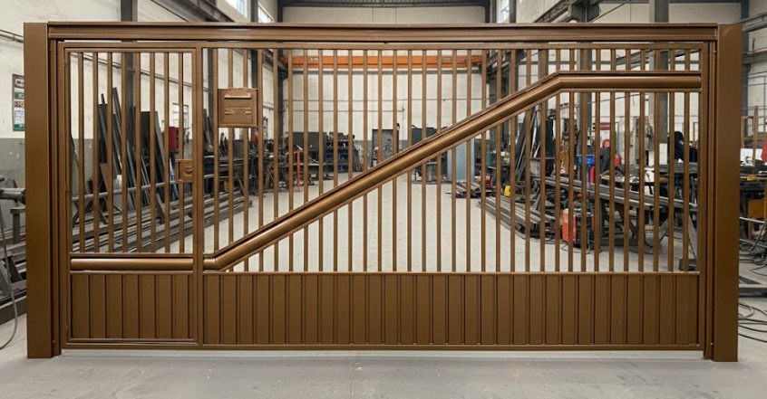 Orçamento portão tubular com chapa em Santo André