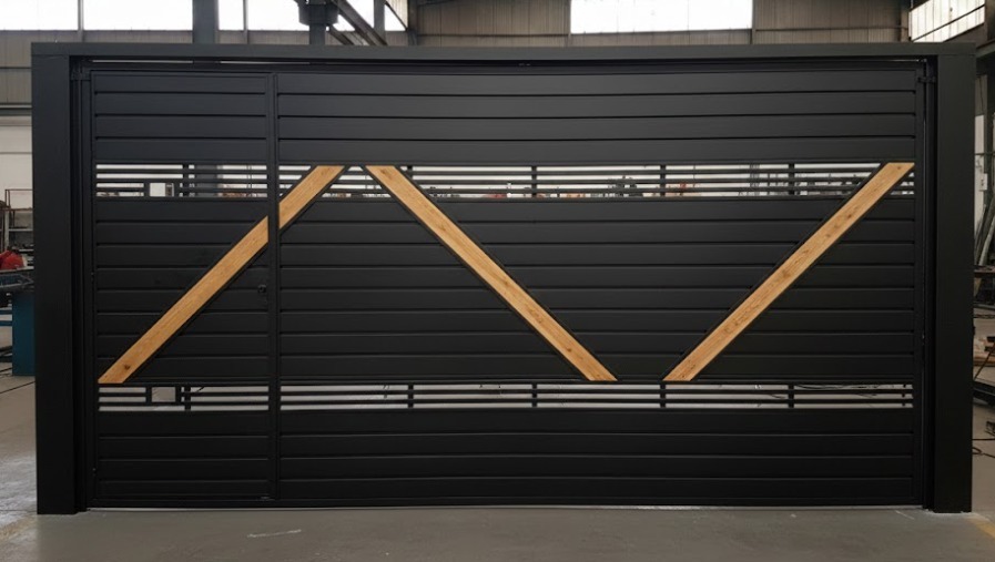 Portão de aço tubular sob medida em Santo André