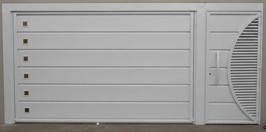 Portão de alumínio sob medida em Santo André